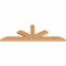 Ekena Millwork Saratoga Smooth Timber Gable Bracket, Western Red Cedar, 84"W x 28"H x 3 1/2"D x 5 1/2"F, 8/12 Pitch GBW084X28X0406SAR00SWR - alternate 2